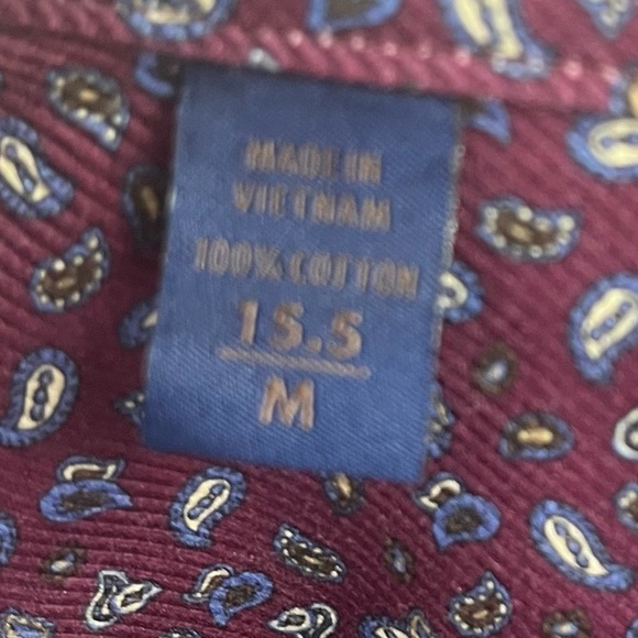 NWT David Donahue Longsleeve Button Down Shirt - Picture 6 of 8